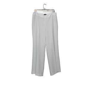 Talbots Heritage off white lined wide legs dress pangs size 10